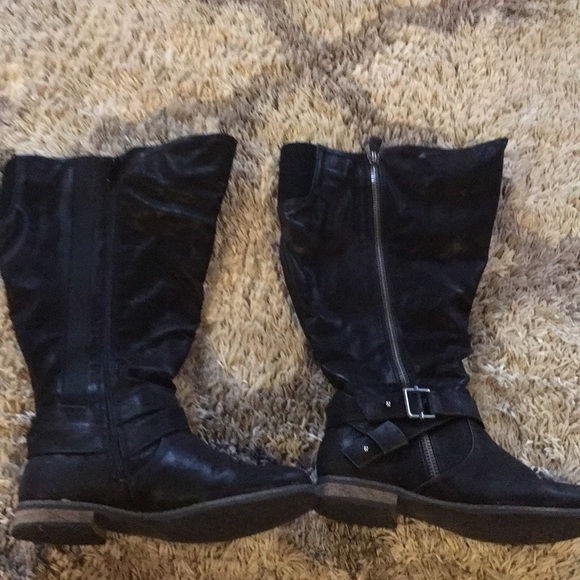 wide calf boots size 10w